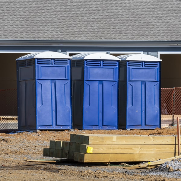how do you ensure the portable restrooms are secure and safe from vandalism during an event in Woodbine IA
